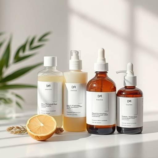Product photography featuring a new line of organic skin care products.