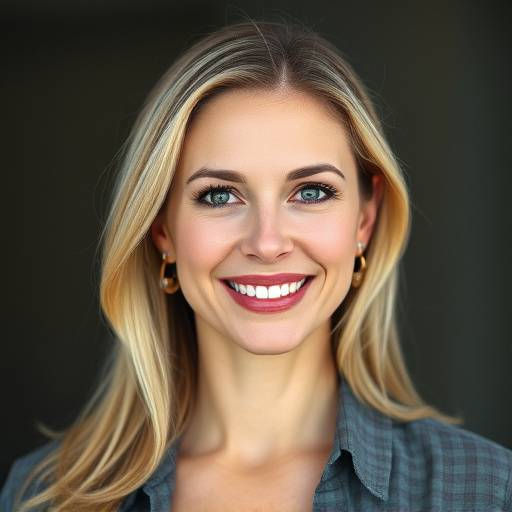 Professional headshot of a businesswoman with a confident expression, perfect for Linkedin profiles and business marketing.
